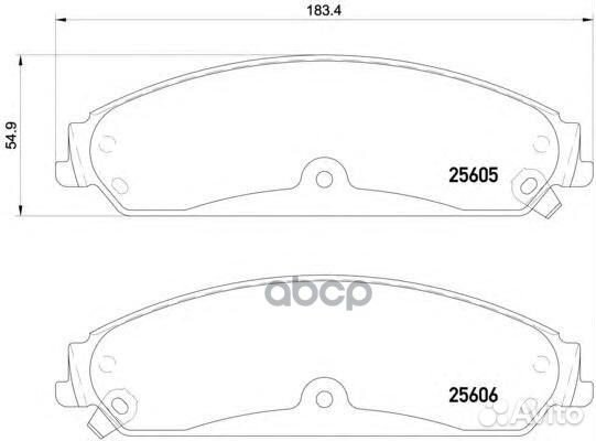 Колодки тормозные P23149 Brembo