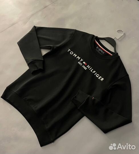 Свитшот Tommy Hilfiger 1985 черный