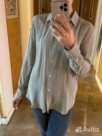 Equipment femme шелковая рубашка М оригинал