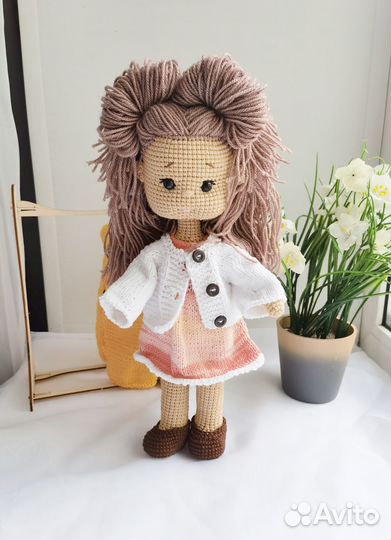 Вязаные игрушки (куклы) ручной работы