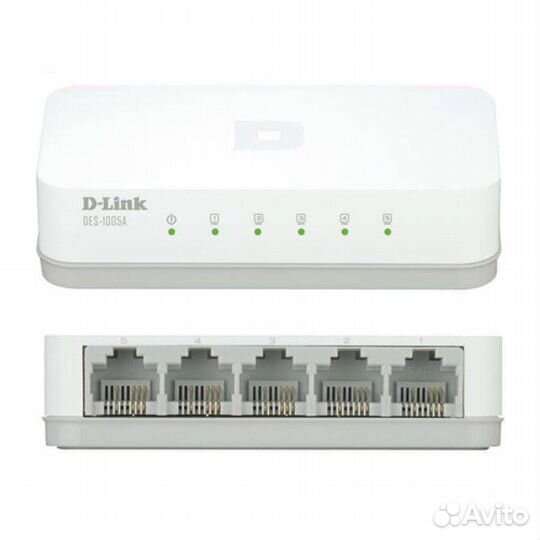Хаб свитч коммутатор D-link на 5 портов