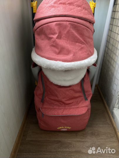 Санки коляска на колесах Ника