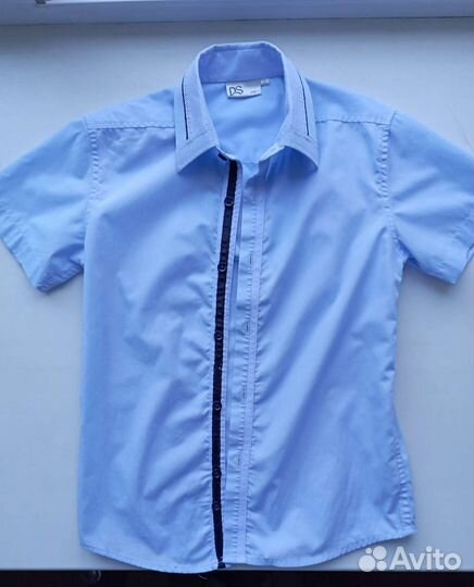 Рубашки школьные 134, 140 на мальчика Delores