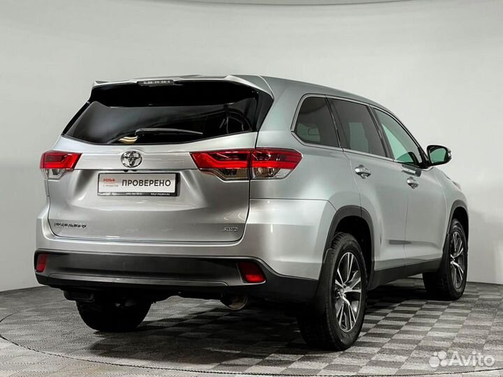 Toyota Highlander 3.5 AT, 2018, 74 986 км