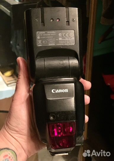 Вспышка canon speedlite 600ex rt