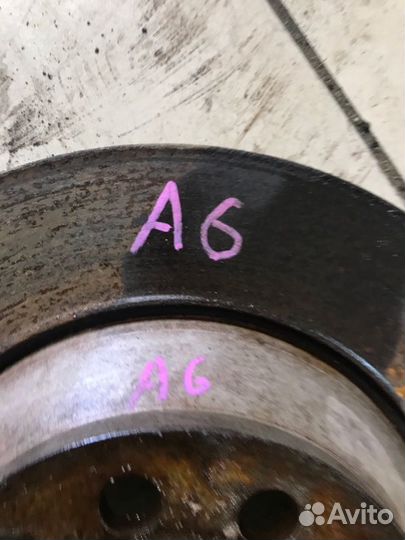 Тормозной диск задний Audi A6 AUK 2006