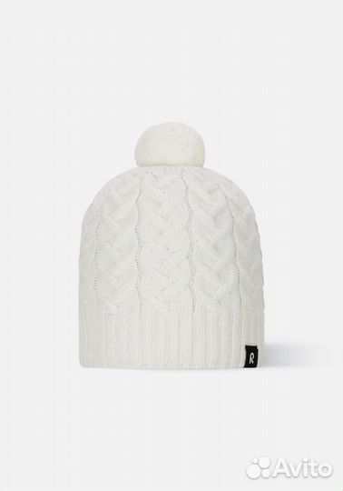 Шапка-бини Reima Talvinen Белая 56