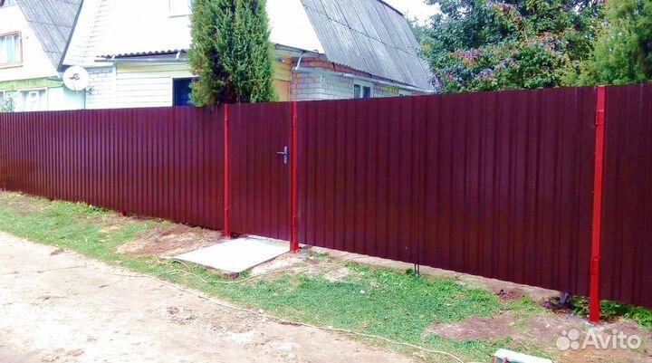 Заборы из профнастила