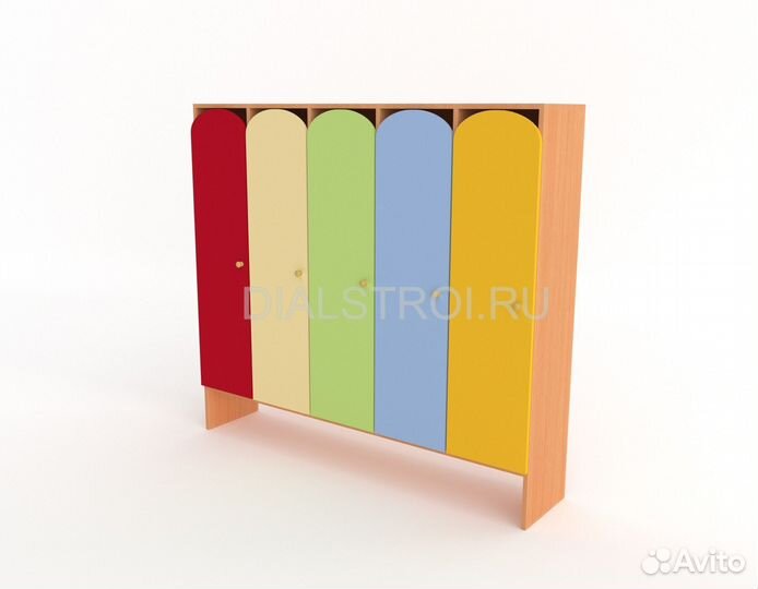 Шкафчики для раздевалки детские