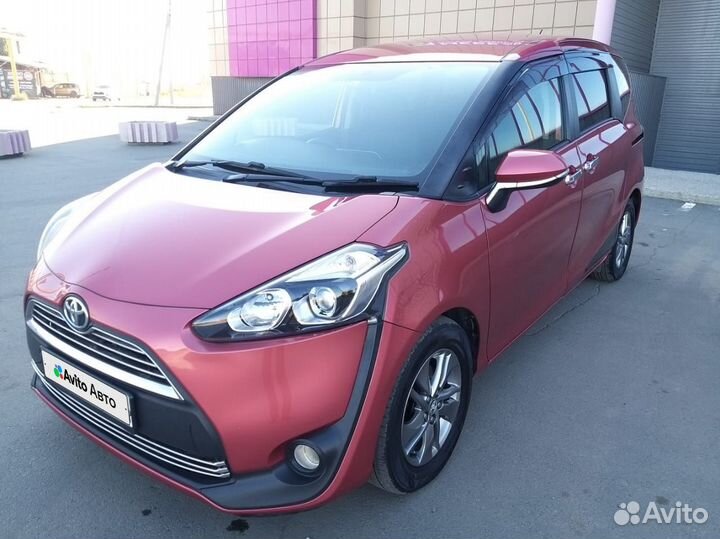 Toyota Sienta 1.5 CVT, 2017, 89 000 км