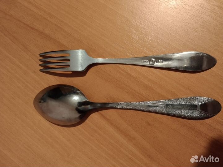 Столовый набор ложки и вилки СССР