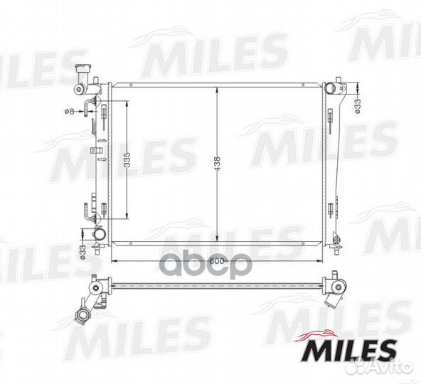 Радиатор (паяный) hyundai i30 / KIA ceed / elan