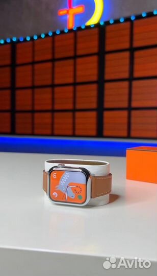 Часы apple watch 8 series hermes