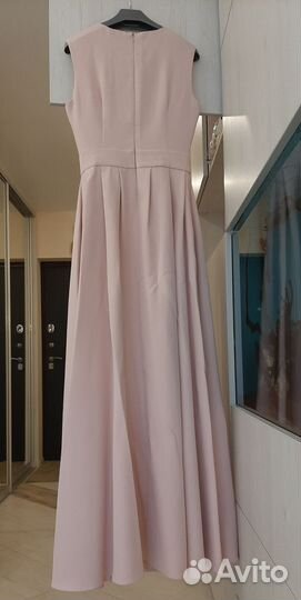 Вечернее платье пудровое 42-44 размер