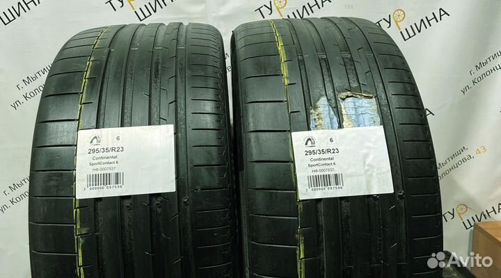 Continental SportContact 6 295/35 R23 94Y