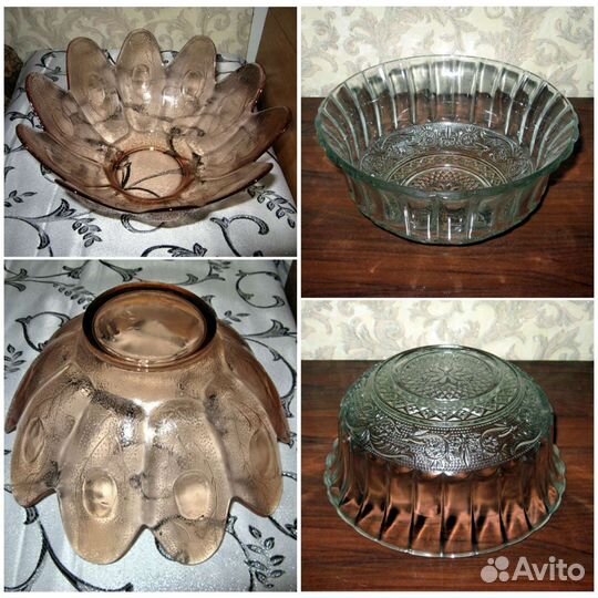 Ваза для фруктов, салатники, конфетница