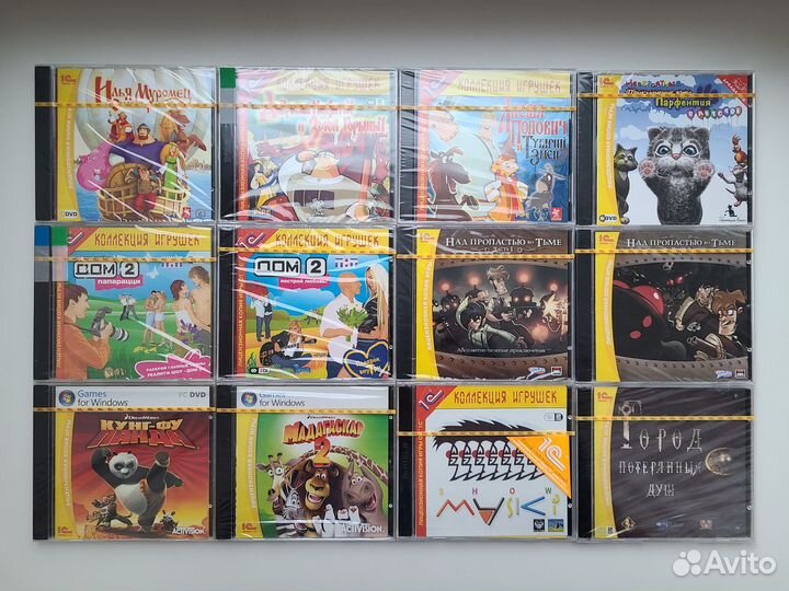 Силдовые лицензионные диски с играми 1С и Акеллы 1