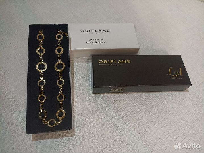 Колье Oriflame (5 пробников духов в подарок)