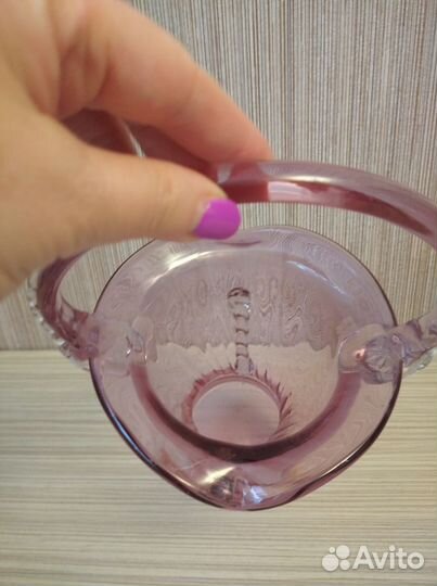 Ваза цветное стекло