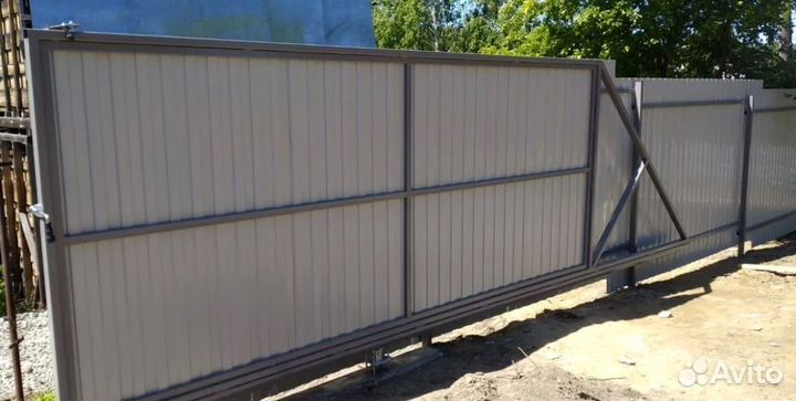 Откатные ворота 