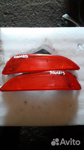 Катафот бампера задний Hyundai Solaris G4FC 2012