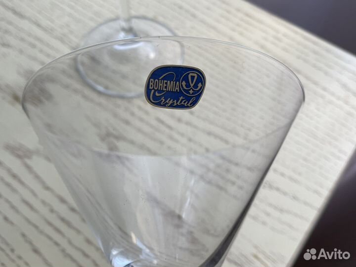 Новые бокалы богемское стекло