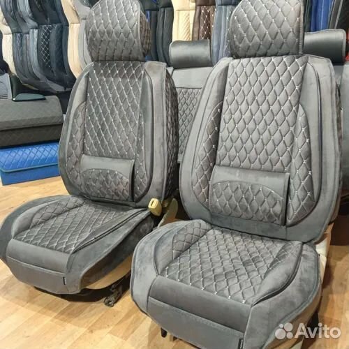 Авто чехлы на весь салон из Алькантары