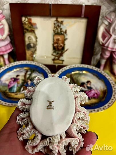 Статуэтка балерина кружевной фарфор (Germany)