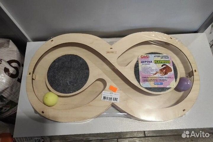 Деревянный игровой комплекс для кошек