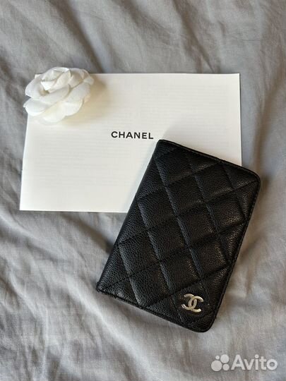 Обложка на паспорт Chanel, кархолдер Chanel