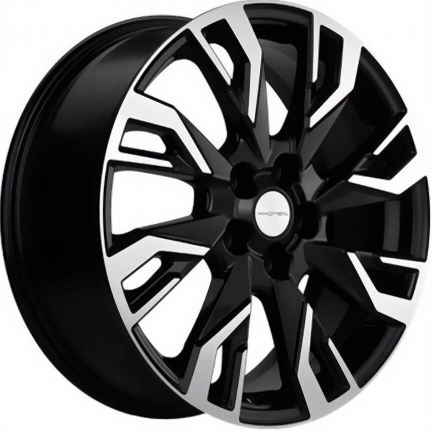Диски Khomen KHW1809 7x18 5x108 ET33 D60.1 Black-FP
