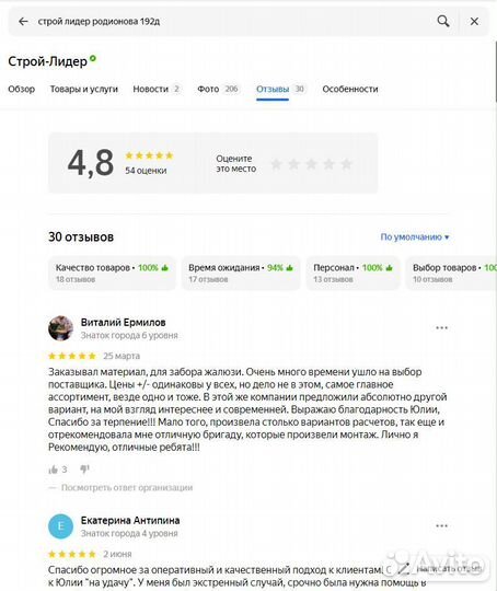 Профлист красный