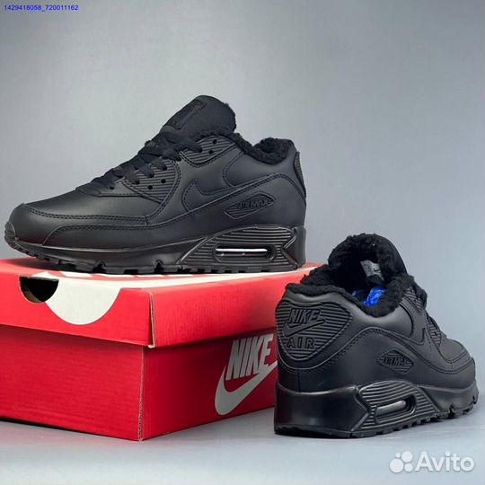 Кроссовки Nike Air Max 90 (с мехом) (Арт.61978)