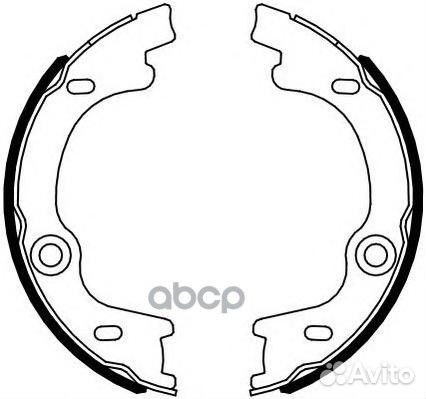 Колодки торм барабан к-т fsb4099 Ferodo