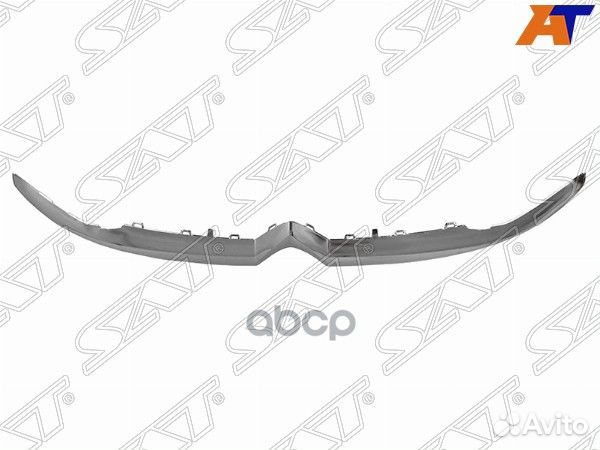 Молдинг бампера Citroen Berlingo 08-16 (Спереди