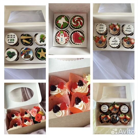 Бенто, трюфели, капкейки, cake to go, торты
