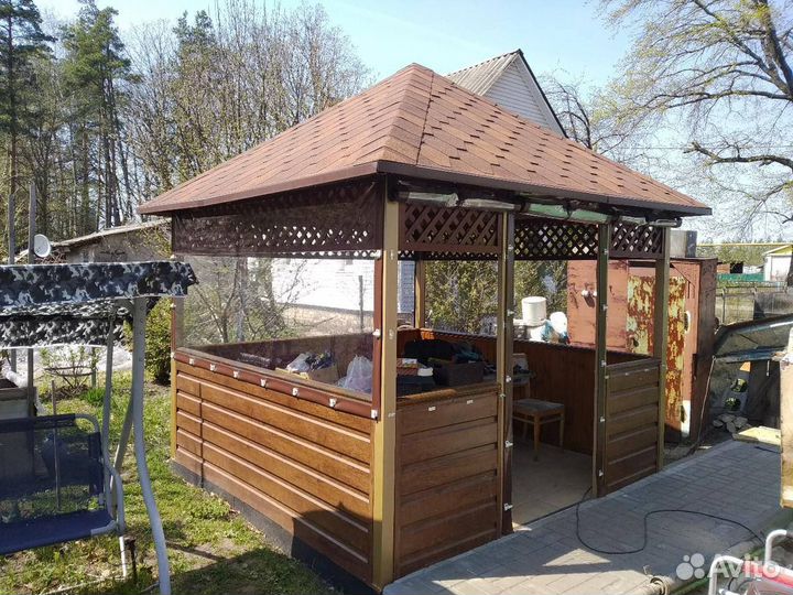 Гибкие окна на веранду