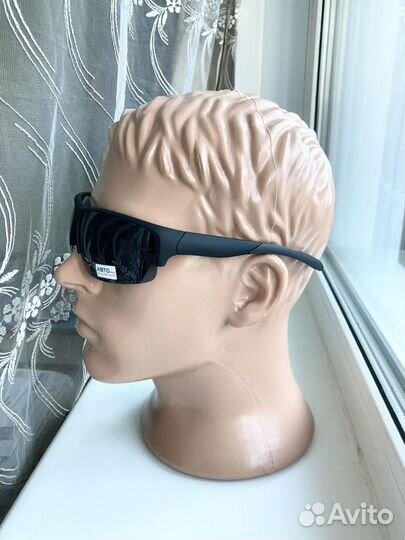 Очки Авто Max спортивные поляризационные чёрные