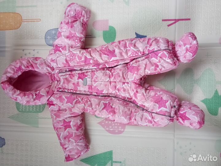 Зимний комбинезон-трансформер для девочки 62