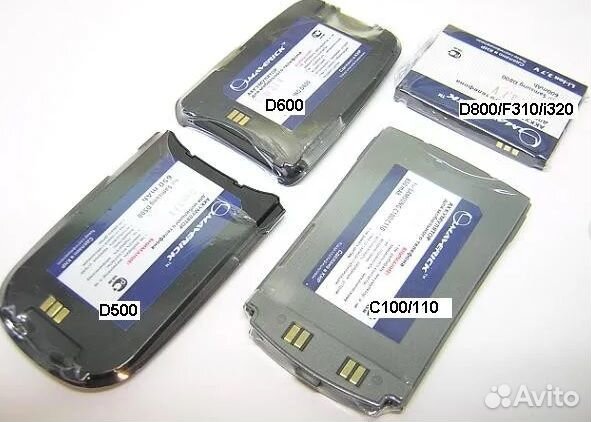 Корпусные акб к сотовым телефонам Samsung