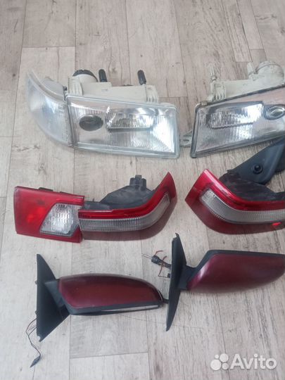 Передние, зазние фары, зеркала
