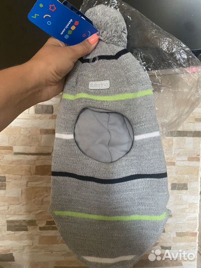 Зимняя шапка шлем 48 50