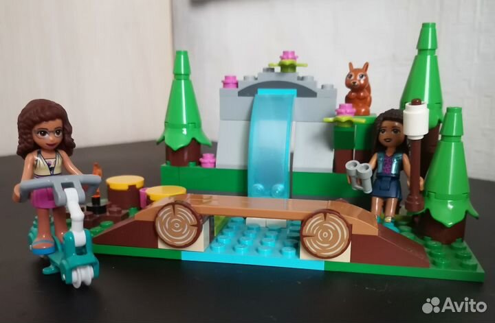 Lego friends лесной водопад