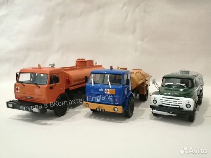 Модели Бензовозов «камаз-53215» ЗИЛ-130 «маз-5334»
