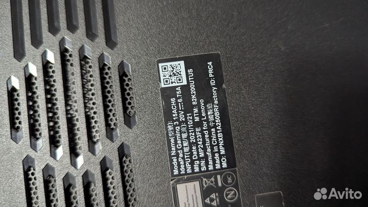 IdeaPad gaming 15ACH6