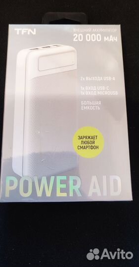 Внешний аккумулятор TFN Power Aid 20000 мАч