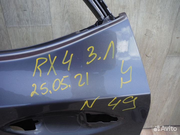 Дверь задняя левая №49 lexus RX 4 2018