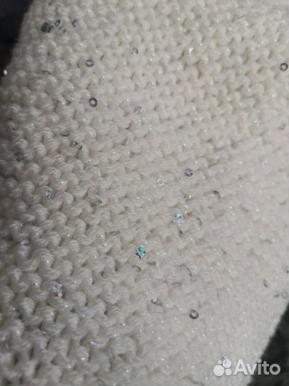 Шапка женская вязаная ручная работа