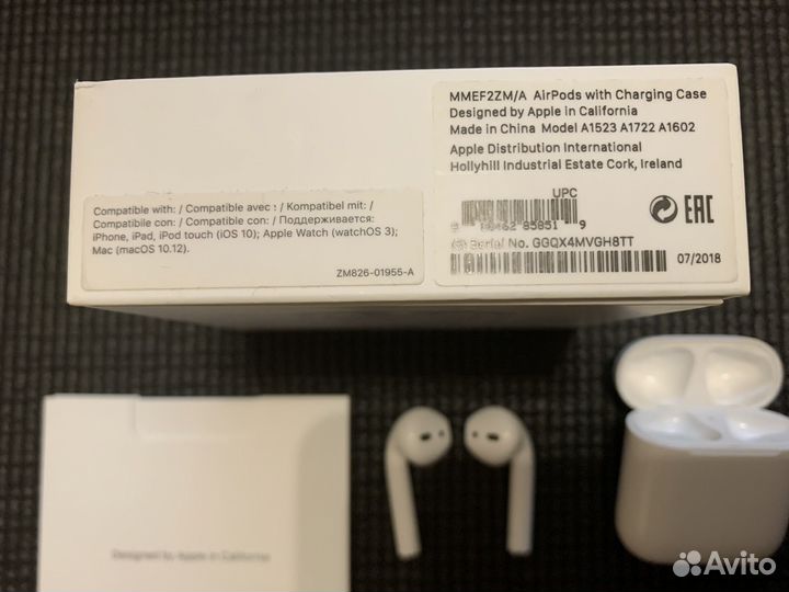 Наушники apple AirPods 2