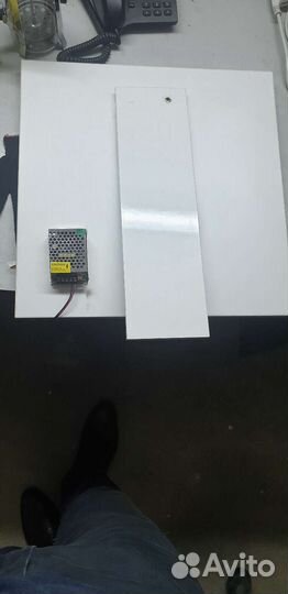 Зеркало с подсветкой настольное